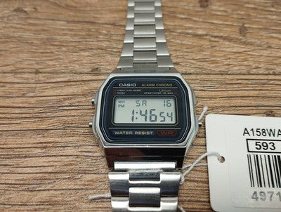 CASIO Vintage A158WA elektronische Armbanduhr