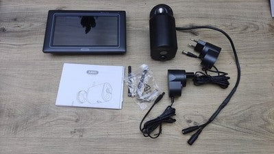 ABUS EasyLook BasicSet PPDF17000 Kamera + tragbarer Monitor, schwarz