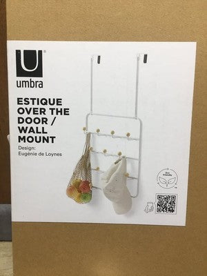 Umbra Estique Türgarderobe Weiß 36x60x9 cm