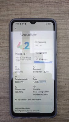 Blackview Wave 9C 64GB Smartphone, blau