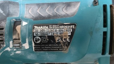 Makita HR2631FT Elektro-Bohr-/Meißelhammer 800W