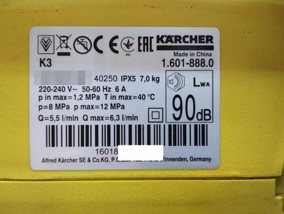Kärcher Hochdruckreiniger K 3 (1.601-888.0)