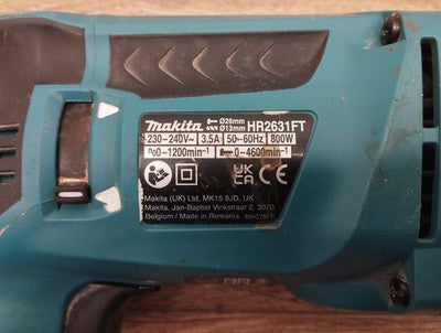Makita HR2631FT Elektro-Bohr-/Meißelhammer 800W