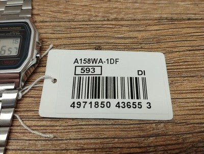 CASIO Vintage A158WA elektronische Armbanduhr