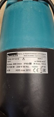 Makita PF1010 Tauchpumpe Klar-/Schmutzwasser 14.400 l/h