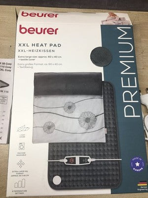 Beurer HK 125 XXL Cosy Heizkissen, grau, 60 x 40 cm