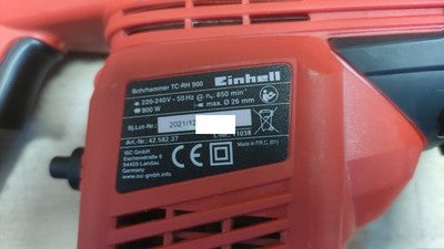 Einhell TC-RH 900 Elektro-Bohr-/Meißelhammer 900W (4258237)