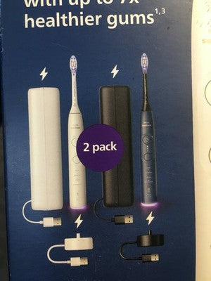 Philips Sonicare 7100 HYTC01 Schallzahnbürste HX7429/01, 2-er Set