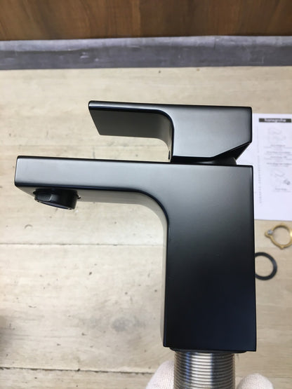 Hansgrohe Vernis Shape Waschtischarmatur 71567670, Wasserhahn, schwarz, I38390