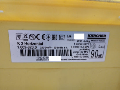 Kärcher K3 Horizontal Hochdruckreiniger (1.602-823.0), I39912