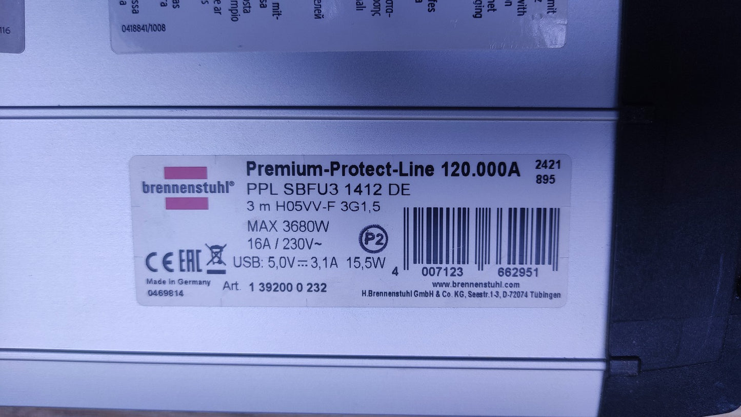 Brennenstuhl Premium-Protect-Line Gaming-Steckdosenleiste 14-fach, I36330