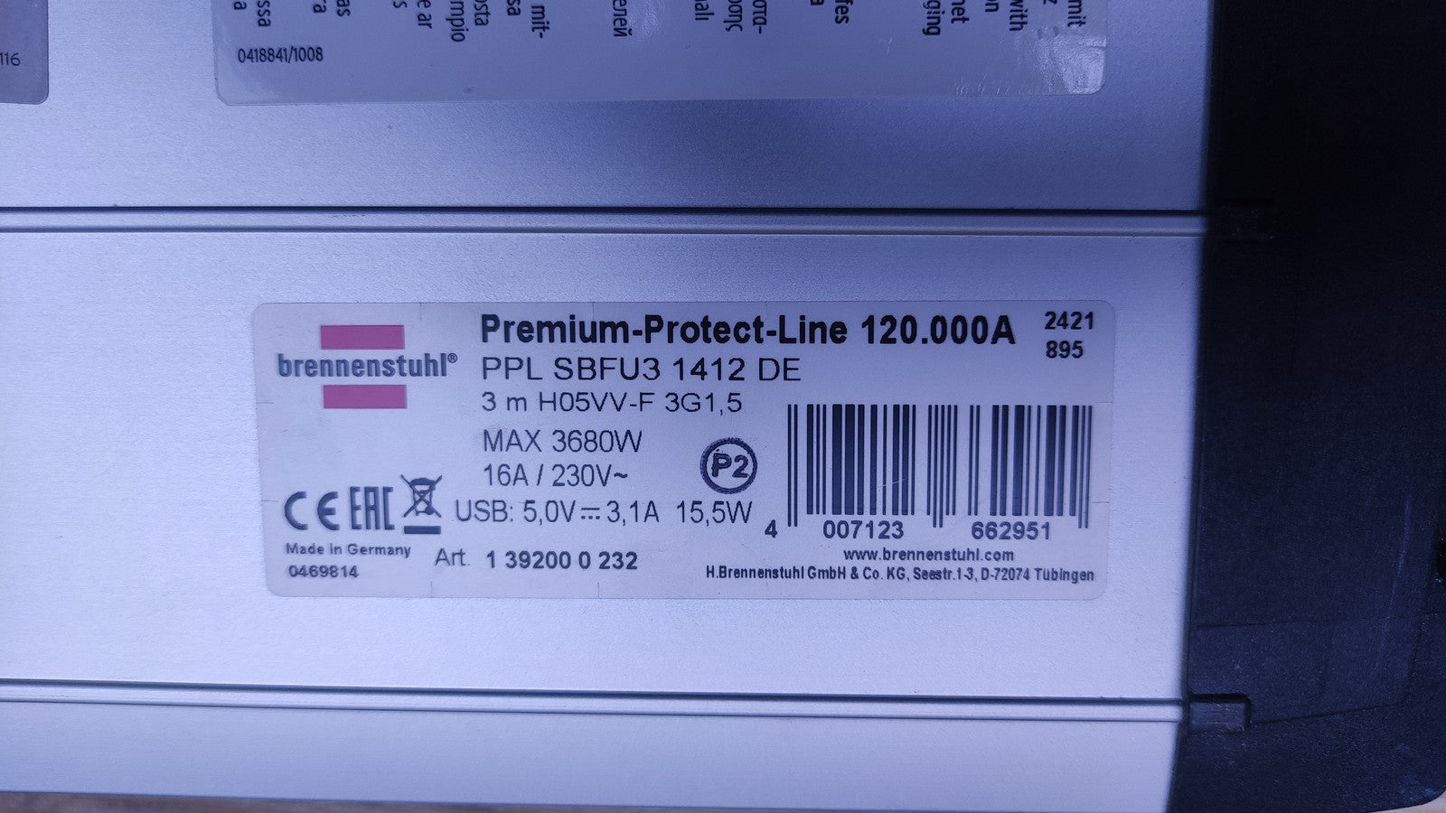 Brennenstuhl Premium-Protect-Line Gaming-Steckdosenleiste 14-fach, I36330