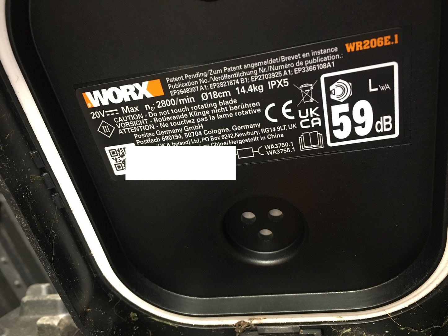 WORX Landroid Vision M600 Mähroboter ohne Begrenzungskabel WR206E.1 I37827