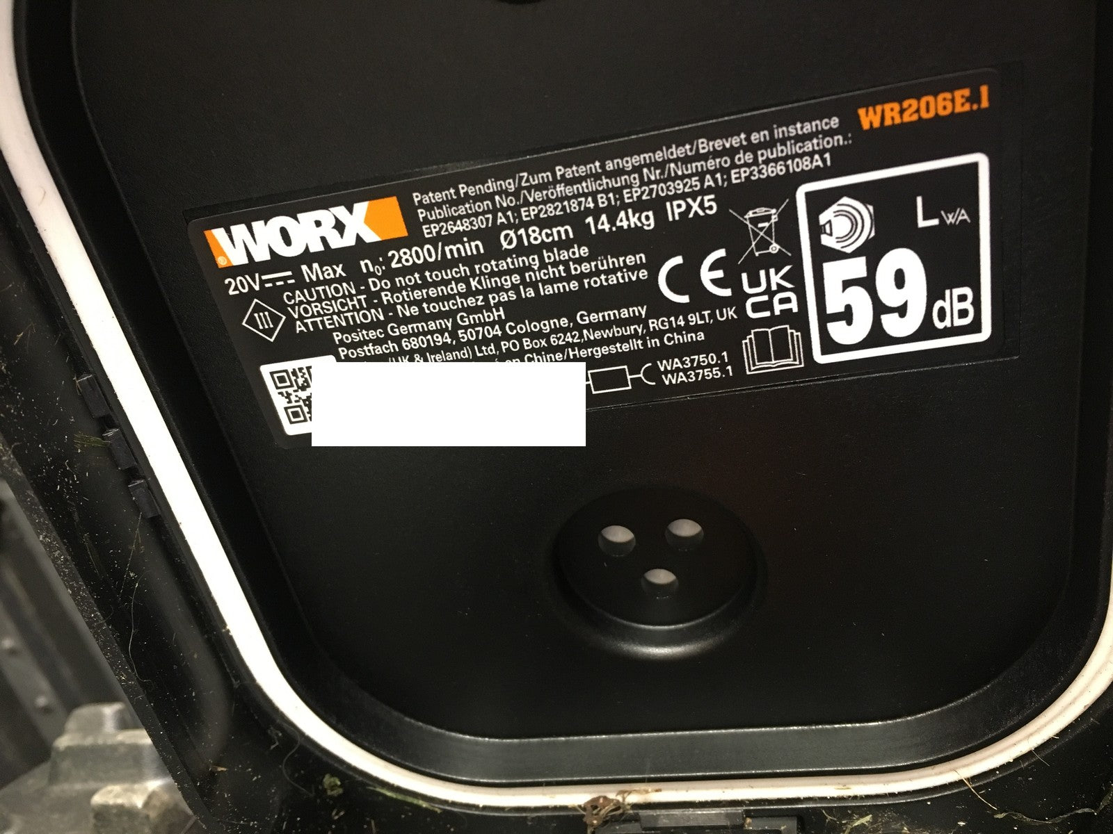 WORX Landroid Vision M600 Mähroboter ohne Begrenzungskabel WR206E.1 I37827