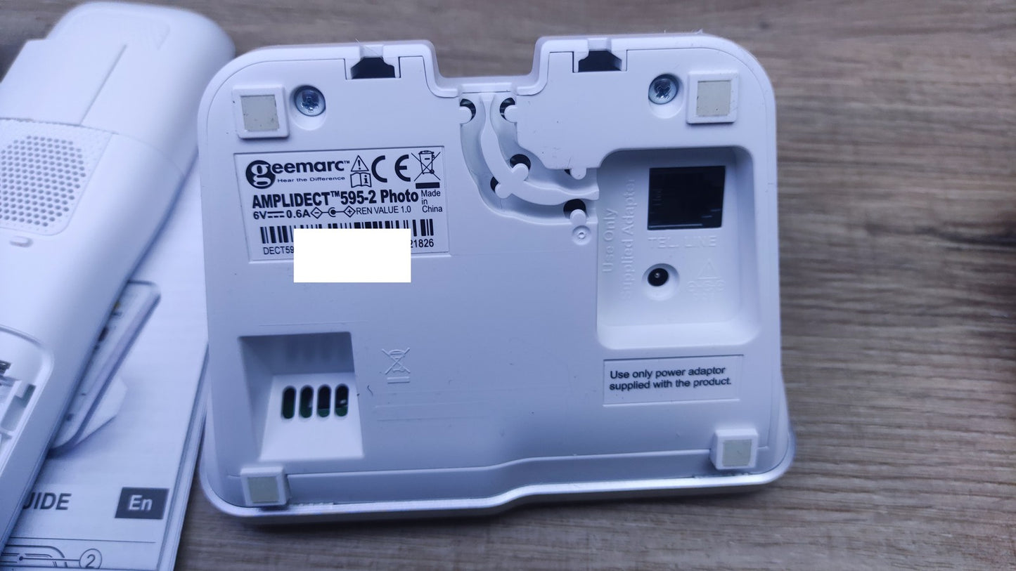 Geemarc AmpliDECT 595 DUO 2 schnurlose Schwerhörigentelefone I36105