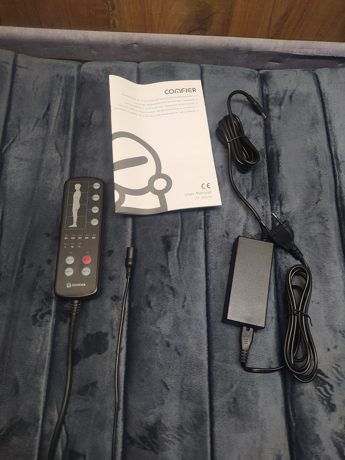 Comfier Shiatsu CF-3603U Massagematte mit Wärmefunktion, I37778