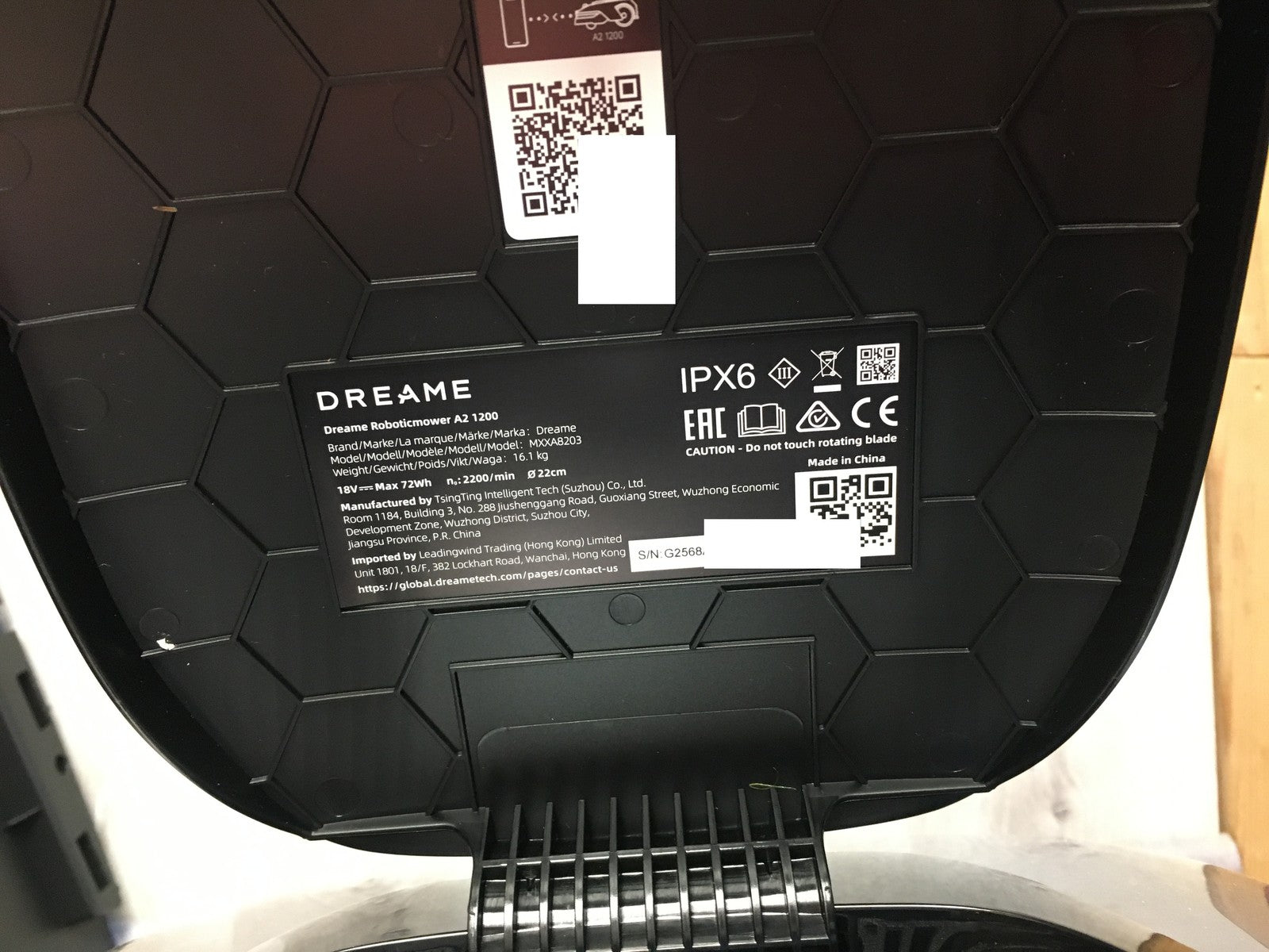 DREAME A2 1200 Mähroboter (MXXA8203) kabellos, für Flächen bis zu 1200m², I37920