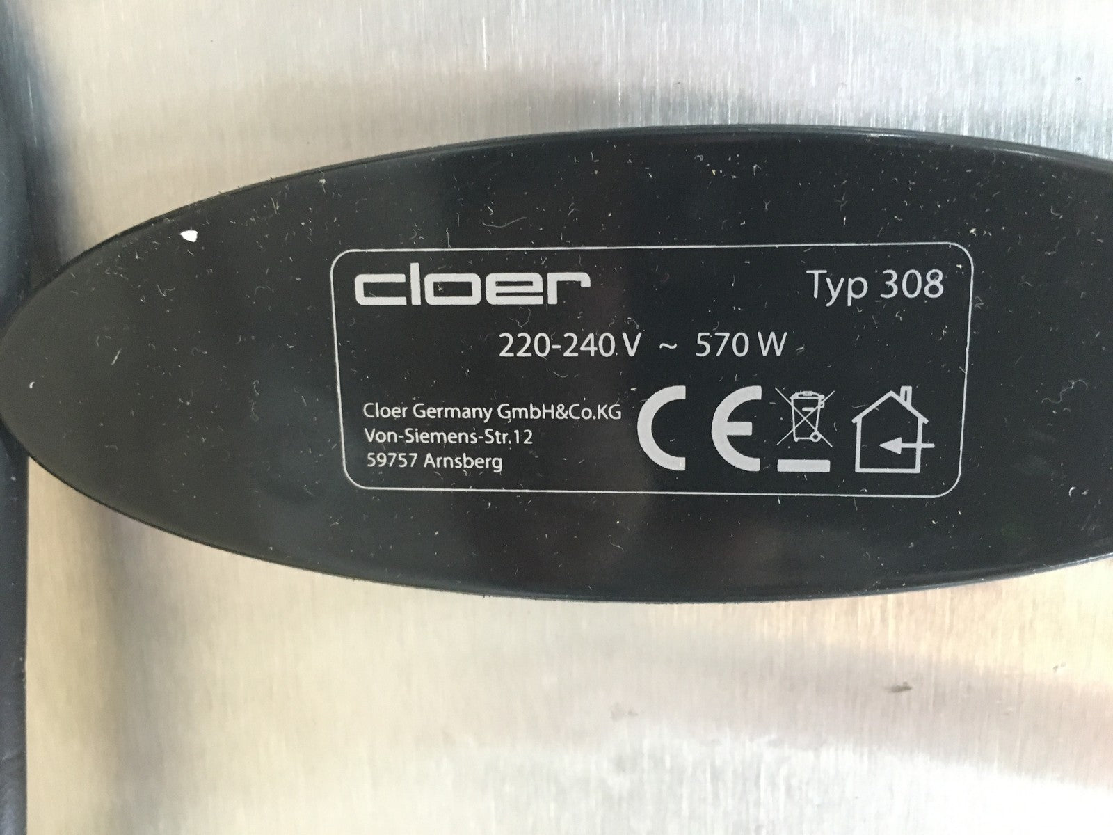 Cloer 308 Brötchenbäcker, I39344