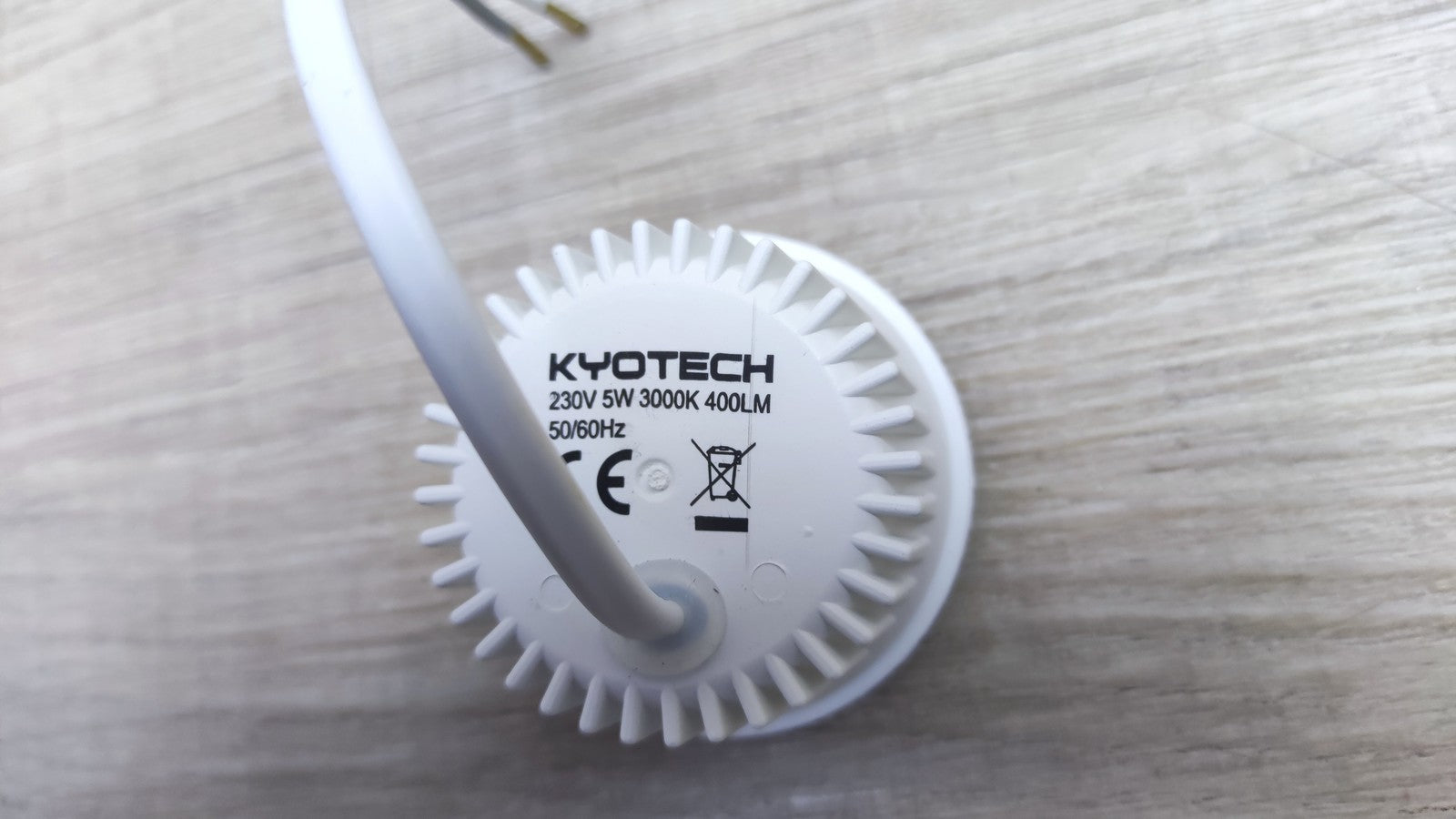 KYOTECH LED Deckenleuchte Flach 230V Schwenkbar Ø80x50mm 4 Stück, I37139