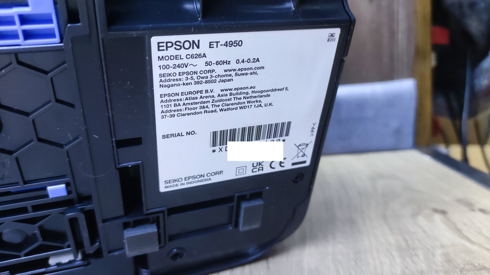 Epson EcoTank ET-4950 A4-Tintentank-Multifunktionsdrucker, I36735