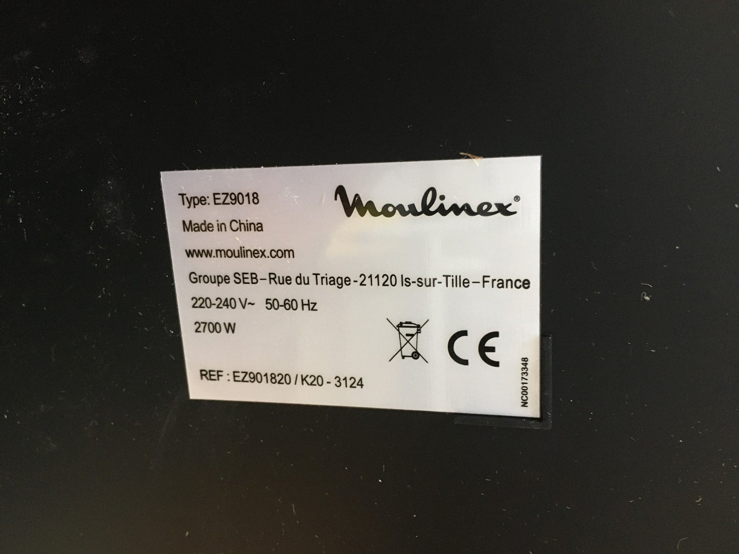 Moulinex EZ901820 Heißluftfritteuse mit zwei Fächern, I36341