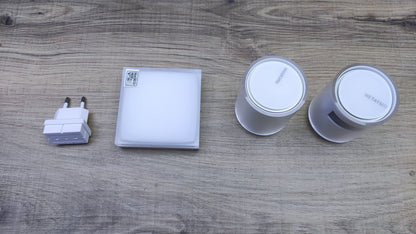 Netatmo Smarte WLAN Starterpaket mit 2 Heizkörperthermostat, I36271