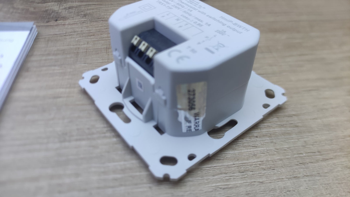 Homematic IP Funk-Wandthermostat HmIP-BWTH, Heizungssteuerung 150628A0, I38525