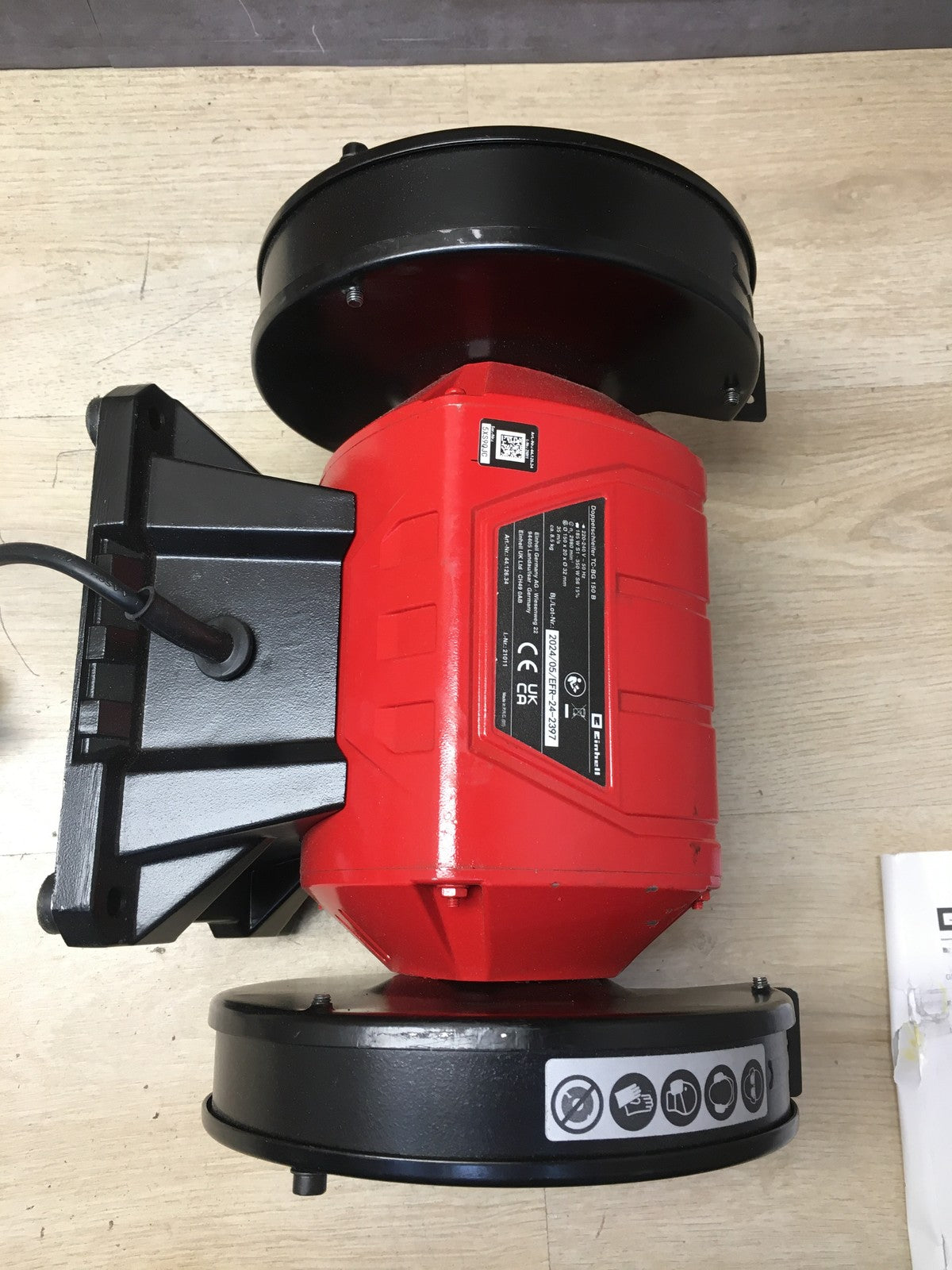 Einhell Doppelschleifer TC-BG 150 B, 350 W, Ø 150 mm Schleifscheibe, I38698