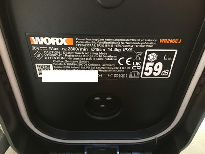 WORX Landroid Vision M600 Mähroboter ohne Begrenzungskabel WR206E.1 I38452