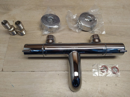 Hansgrohe Aufputz Wannenthermostat Ecostat 13201000, Wasserhahn, chrom, I37539