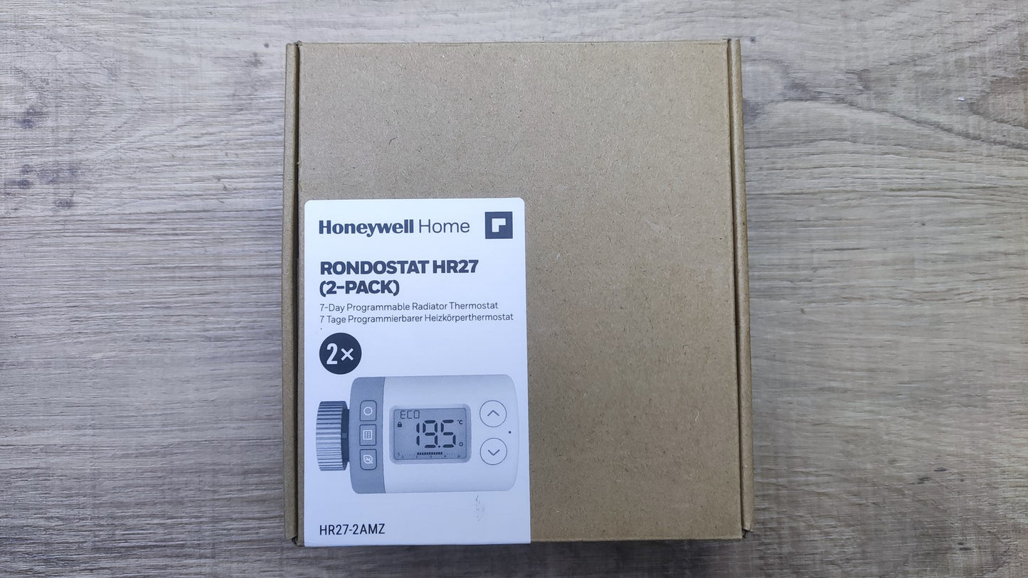 Honeywell Rondostat HR27 programmierbarer Heizkörperregler 2er Pack, I37111