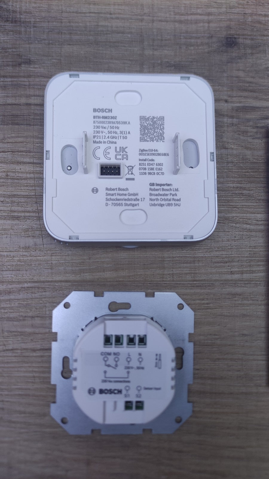 Bosch Smart Home BTH-RM230Z Raumthermostat II 230V, I38491