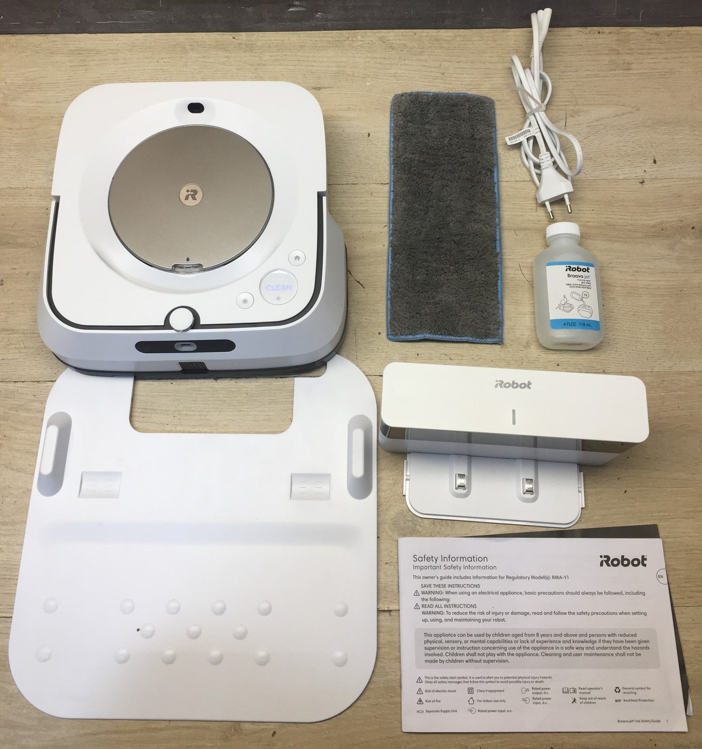 iRobot Braava Jet M6 Wischroboter mit Präzisions-Sprühstrahl RMA-Y1, I39133