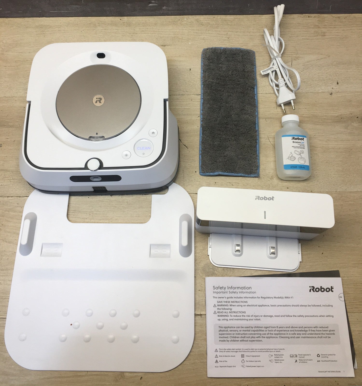 iRobot Braava Jet M6 Wischroboter mit Präzisions-Sprühstrahl RMA-Y1, I39133