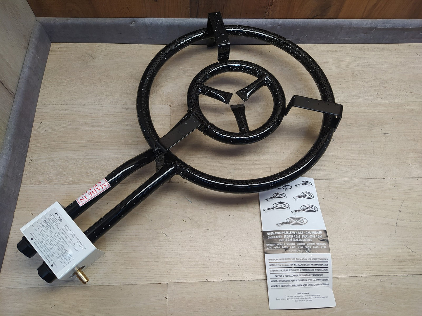 Cofan Paella-Brenner, Ringkocher, passend für Paella-Pfannen aus Stahl, I37212