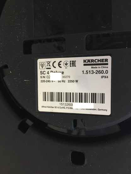 Kärcher SC 4 Deluxe Dampfreiniger (1.513-260.0), Dampfbesen, 2200W, I35225