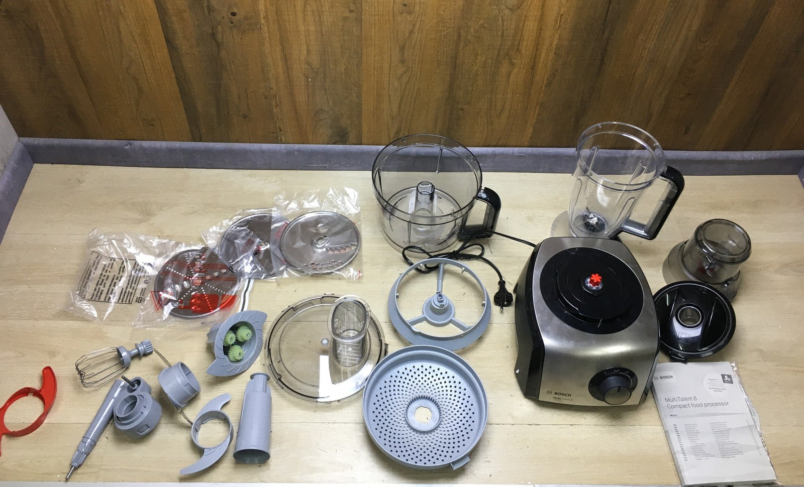 BOSCH MC812M844 Küchenmaschine MultiTalent 8, 1250W, I35615