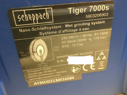 Scheppach 5903206903 Nass-Schleifsystem Tiger 7000s, I37372