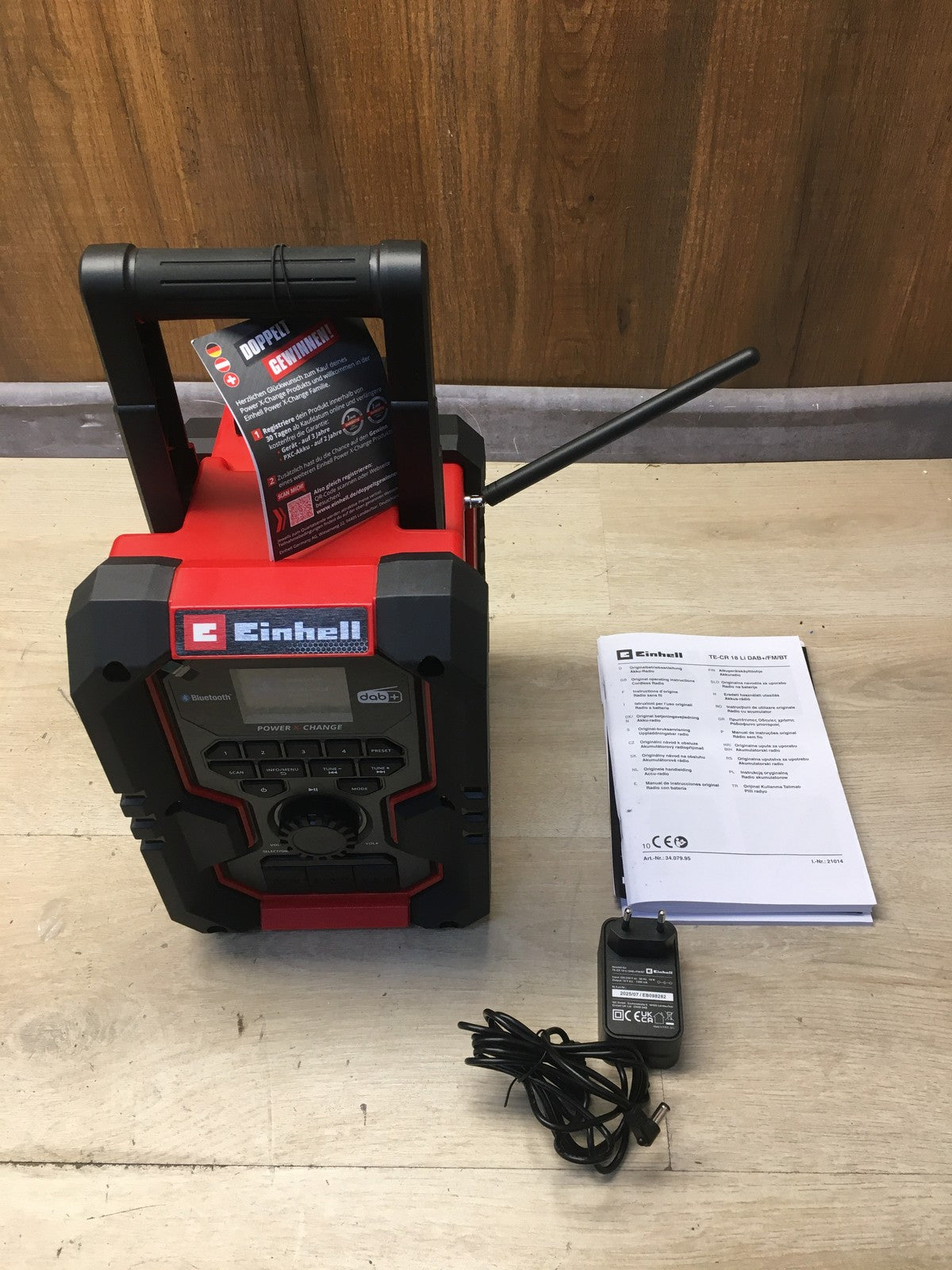 Einhell Akku-Baustellenradio TE-CR 18 Li DAB+/FM/BT Solo (3407995), 18 V, I37398
