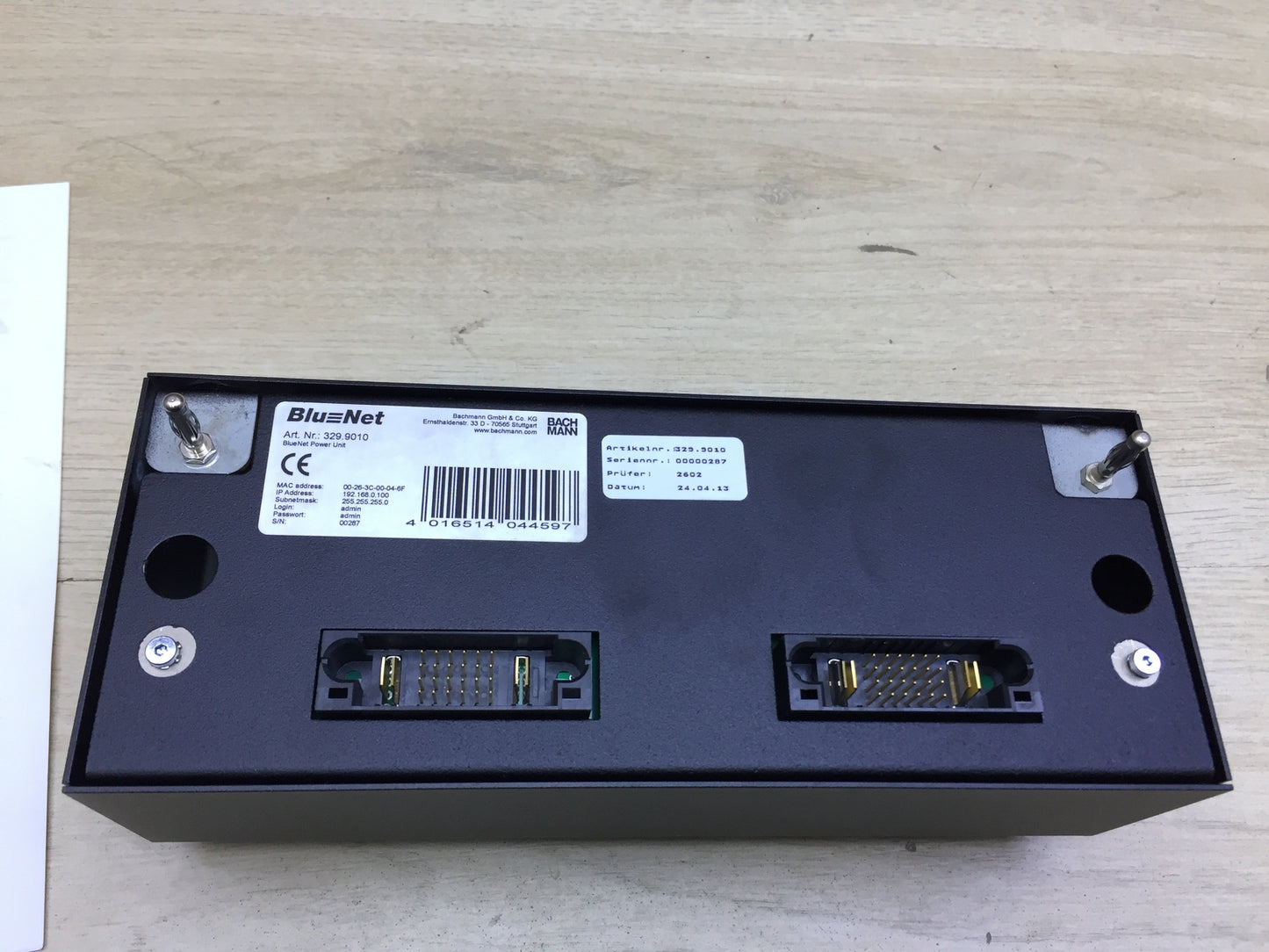 Bachmann BlueNet Power Unit Base 2HE System 329.9010, I25323
