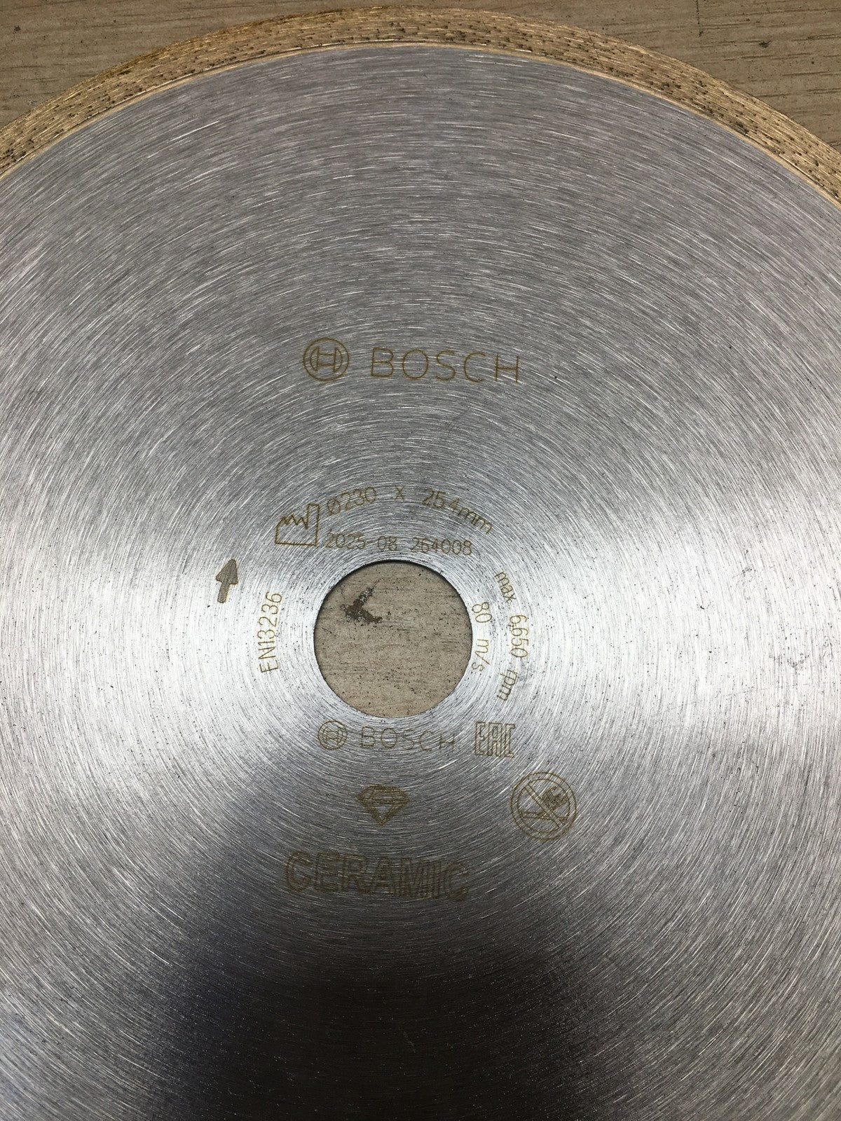 Bosch Diamanttrennscheibe Standard for Ceramic (2608602538), Ø 230 mm, I40831