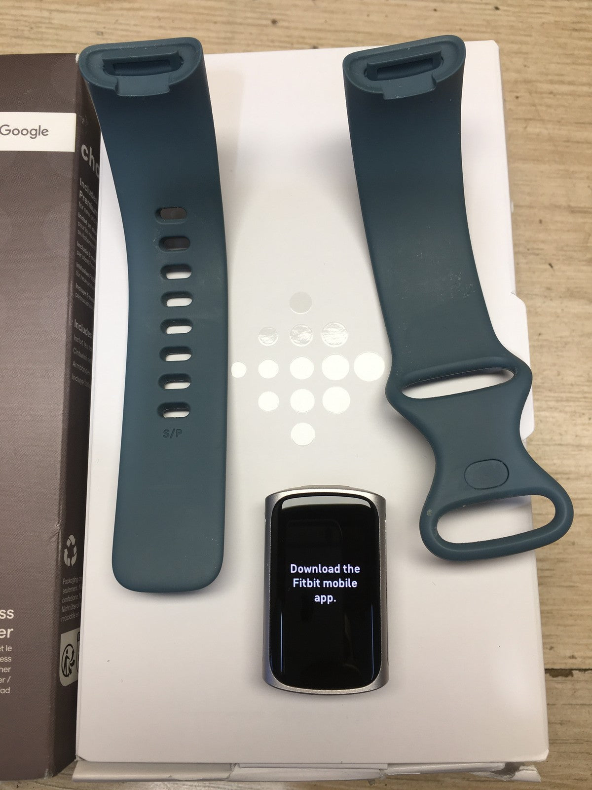 Fitbit Charge 5 Aktivitätstracker FB421, Graublau, I39222