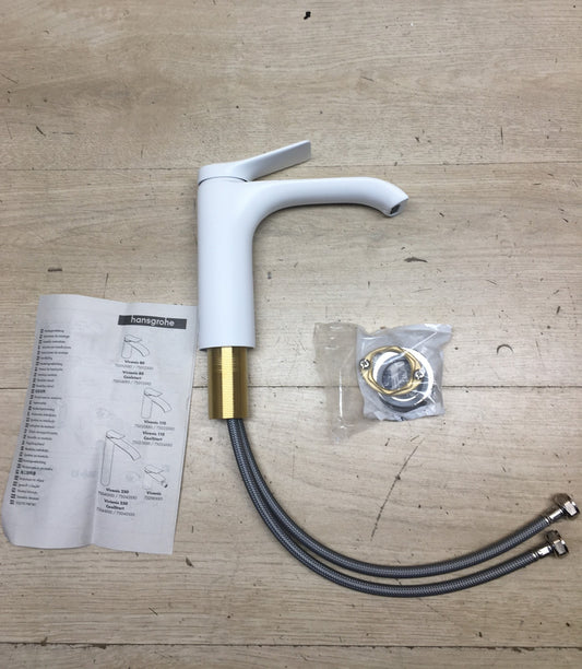 hansgrohe Vivenis Waschtischarmatur 75022700, Wasserhahn Bad, 110 mm, I38635