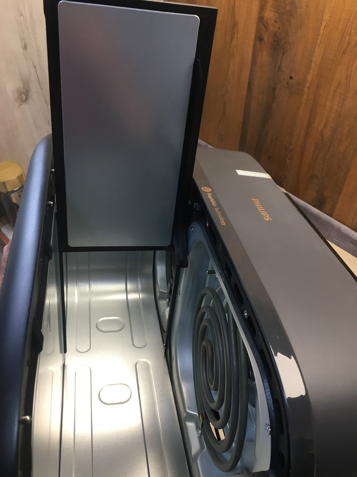 Philips Heißluftfritteuse NA350/00, 9L, 2 Körbe, I39257