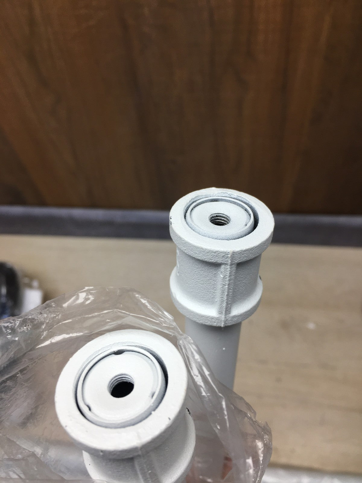 SONGMICS HSR060W01 Kleiderständer, mit 2 Kleiderstangen, Rollen, I36975