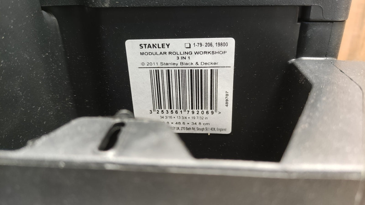 Stanley Rollende Werkstatt aus Metall-Kunststoff 1-79-206 leer, I40109