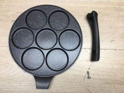 ORION Ø 27 cm Augenpfanne für 7 Eier Crepepfanne, I39411