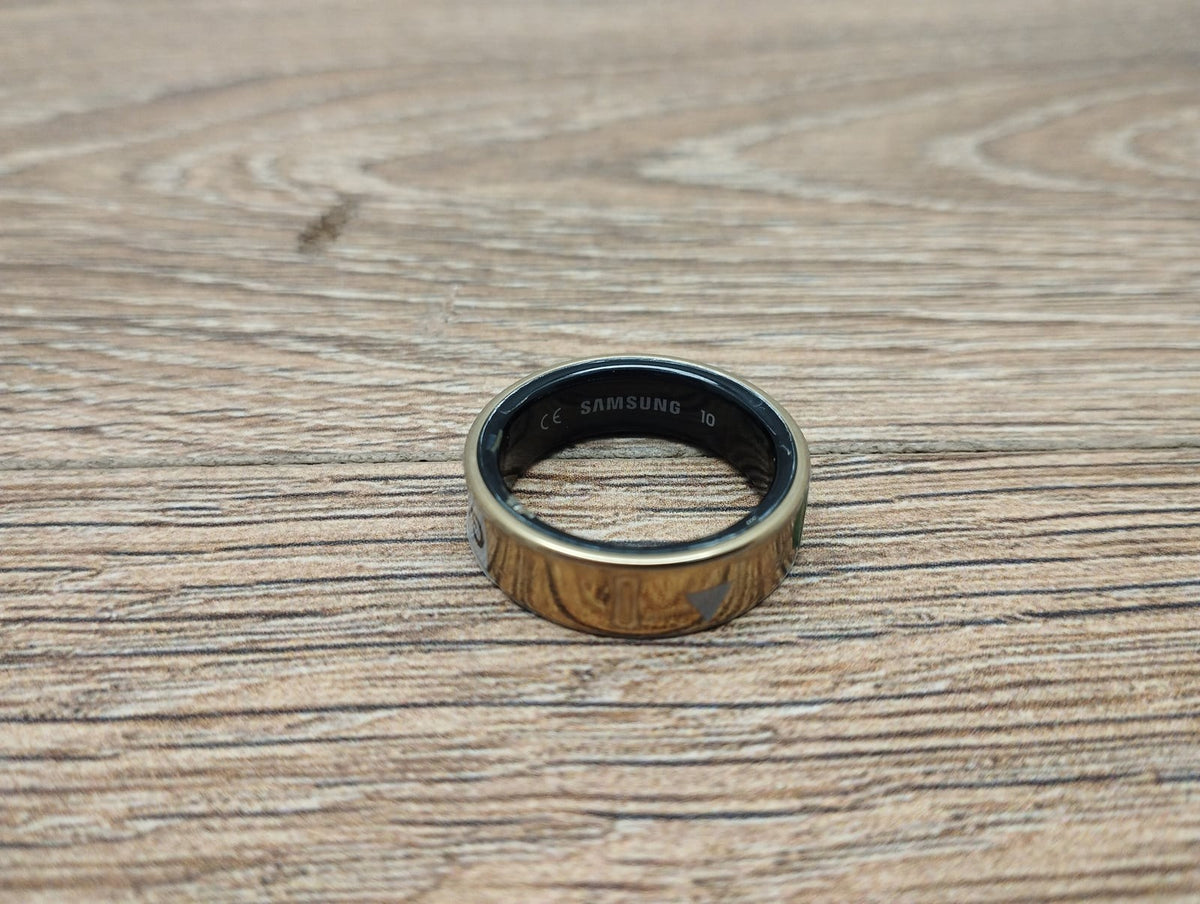 Samsung Galaxy Smart Ring Titanium Gold SM-Q500 Size 10 (US)