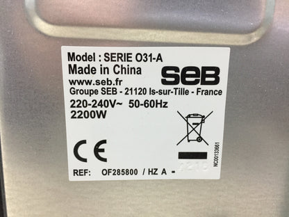 SEB Backofen OF285800, Touchscreen, 39 L, 2200 W, I32832
