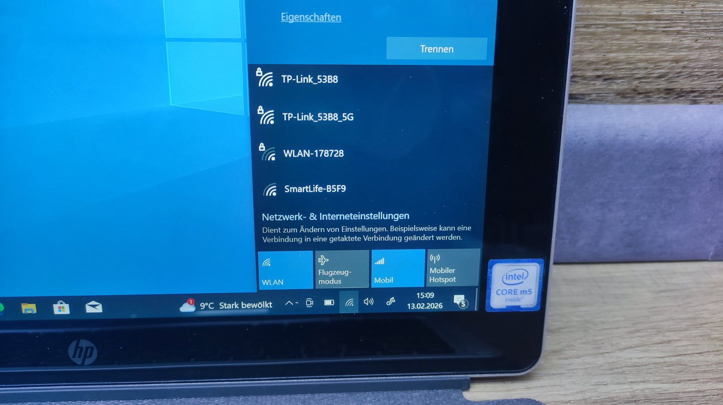 HP Elite x2 1012 G1 Tablet Touch 12" FHD 1920x1280 Intel M5-6Y54 8GB 256GB LTE